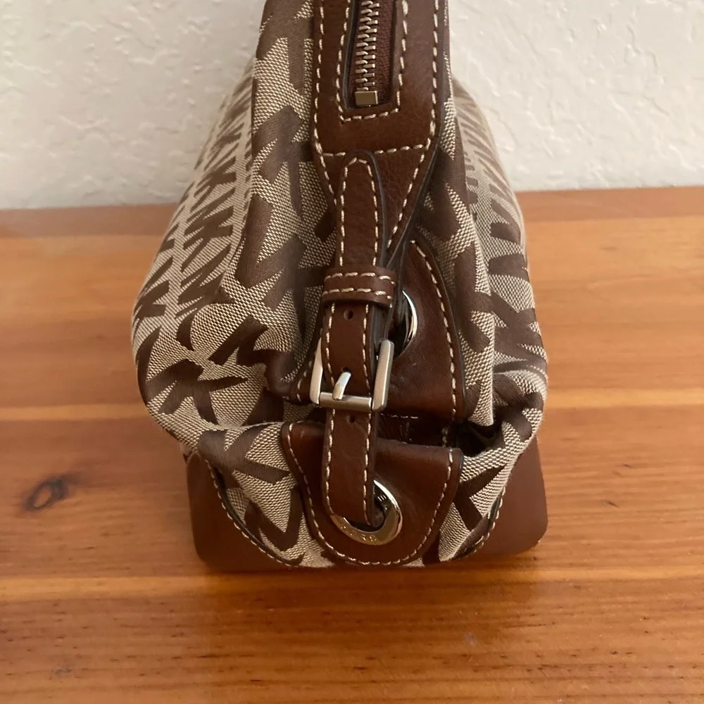 Michael Kors Brown Logo Satchel - Picture 4 of 16
